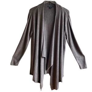 Barefoot Dreams Calypso Cardigan Sweater Size 2X Bamboo Chic Lite Gray 436X